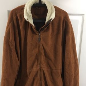Bob Timberlake Full Zip Rust Color Fleece XL